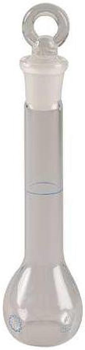 LAB SAFETY SUPPLY 5YHZ4 Volumetric Flask,Class A,Glass,10mL,Pk12