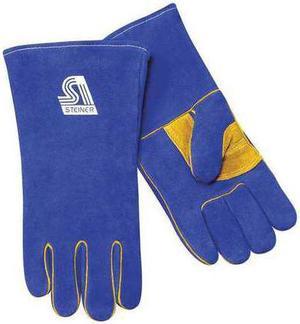 STEINER INDUSTRIES 2519B-3X Welding Gloves,Stick Application,Blue,PR