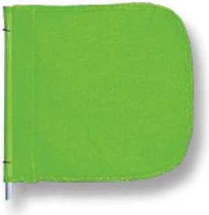 CHECKERS INDUSTRIAL PROD INC FS9024-G Replacement Flag,12x12 In,Green