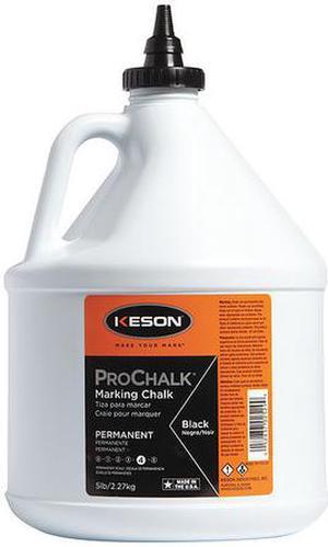 KESON PM105BLACK Marking Chalk,Waterproof,Black,5 lb.