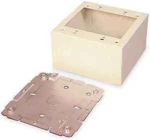 LEGRAND V2444-2 Extra Deep Device Box,Ivory