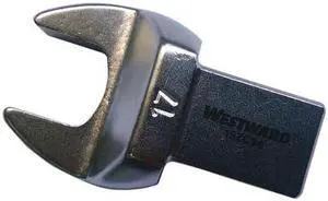 WESTWARD 19ZC94 Torque Wrench Head,Open End,17mm