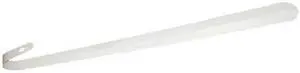 HEALTHSMART 640-8174-1900HS Shoe Horn,Wht,Steel,Latex Free