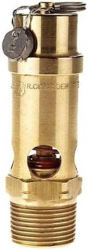 CONRADER SRV530-3/4-CE-125 Safety Valve,Brass Ball