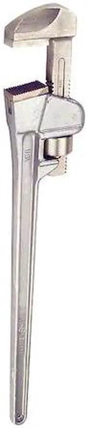 AMPCO SAFETY TOOLS W-215AL 36 in L 5 11/16 in Cap. Aluminum Straight Pipe Wrench