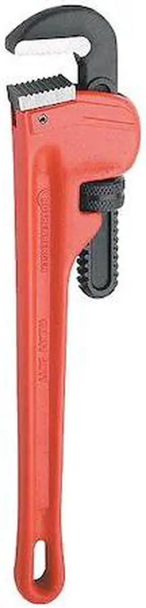 ROTHENBERGER 70153 14 in L 2 in Cap. Cast Iron Straight Pipe Wrench