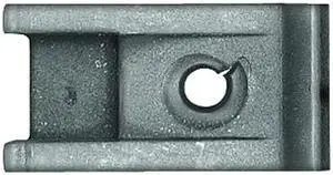 ZORO SELECT 5750PK Spring Nut, #8, U Shape, Steel, Phosphate Finish, 100 PK
