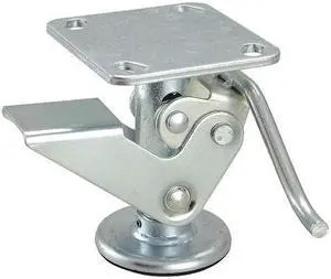ZORO SELECT 16V371 Floor Lock,Plate,6 in. H,4 x 4-1/2