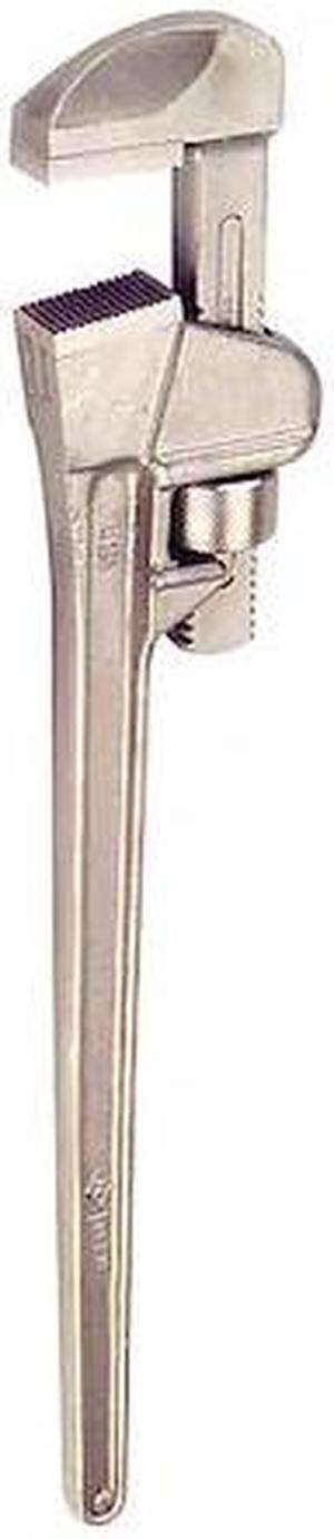 AMPCO W-214 24 in L 4 1/4 in Cap. Aluminum Bronze Straight Pipe Wrench