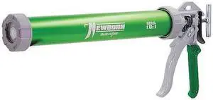NEWBORN 620-AL-GREEN Caulk Gun, 24 oz Container Size, Aluminum, 18:01, Full