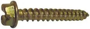 ZORO SELECT 14400HS Con-Sert Screws Masonry Screw, 1/4" Dia., Hex, 4 in L,