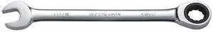 WESTWARD 54PN37 Ratcheting Wrench, Combination, SAE, 1-1/8