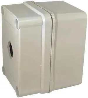 HOFFMAN VM433-PBM1 Pushbutton Enclosure,22mm,1 Hole,Plastic