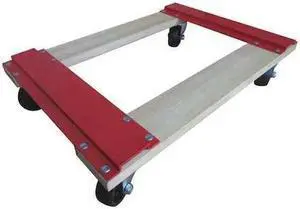 ZORO SELECT 8EA39 Genrl Purps Dolly,1000lb,24x16x4-3/8 In.