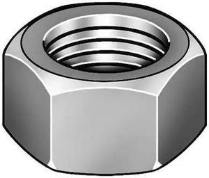 ZORO SELECT HHNI2H200G-001BX Heavy Hex Nut, #2-4-1/2, Steel, Grade 2H, Hot