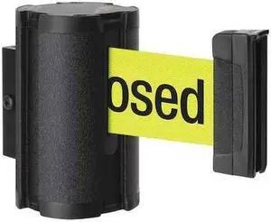 LAVI 50-3010WB/FY/S7 Retractable Belt Barrier,Textured