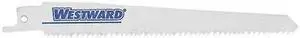 WESTWARD 24A534 6" L x Metal Cutting Reciprocating Saw Blade