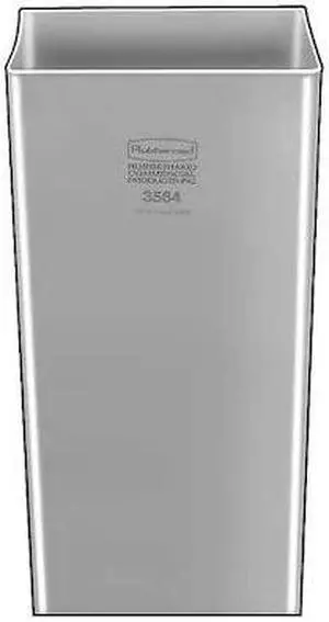 RUBBERMAID FG356400GRAY 50 gal LLDPE Rigid Liner