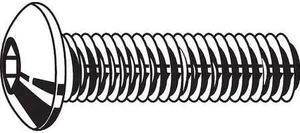 ZORO SELECT U07230.019.0100 #10-32 Socket Head Cap Screw, Button-Head, Black