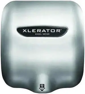 EXCEL DRYER XL-SBV-1.1N-H-208-277V Automatic Hand Dryer, 10 sec Dry, 68 to 76,