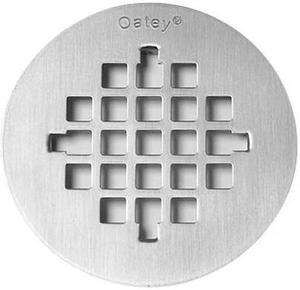 OATEY 42138 Shower Strainer,Snap In,SS,4-1/4in