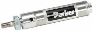 PARKER 0.44DSR01.50 Air Cylinder, 7/16 in Bore, 1 1/2 in Stroke, Round Body