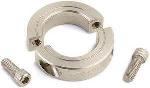 RULAND MSP-17-SS Shaft Collar,Clamp,2Pc,17mm,303 SS