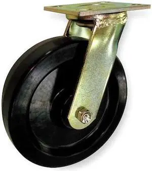 ZORO SELECT 1NUZ6 Swivel Plate Caster,Phnolic,4 in.,800 lb