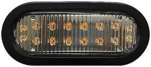 ECCO 3965C Warning Light,LED,Clear