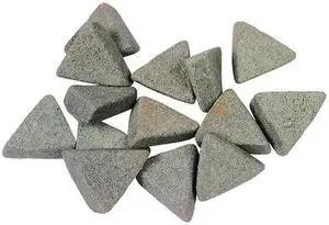 RAYTECH 41-310 Ceramic Media,Triangle,5/16" x 7/8"