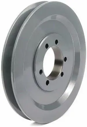 ZORO SELECT 3V651 1/2 in to 1-5/8 in Quick Detachable Bushed Bore 1 Groove