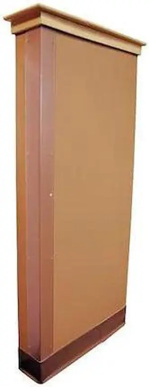 ZORO SELECT 19F845 Corner Guard, Flame Retardant, Clear, 2"W X 96"H