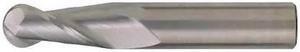 CLEVELAND C80921 Carbide End Mill,1/8 in. dia.,Ball Nose G9676895