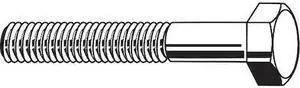 ZORO SELECT N04104.031.0062 Grade 8, 5/16"-18 Hex Head Cap Screw, Zinc Yellow