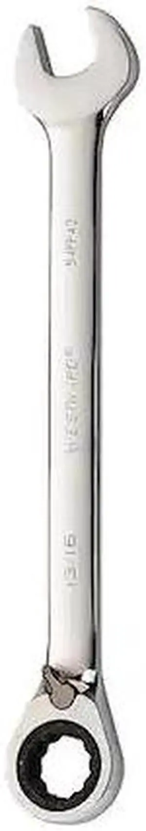 WESTWARD 54PP42 Ratcheting Wrench, Combination, SAE, 13/16"