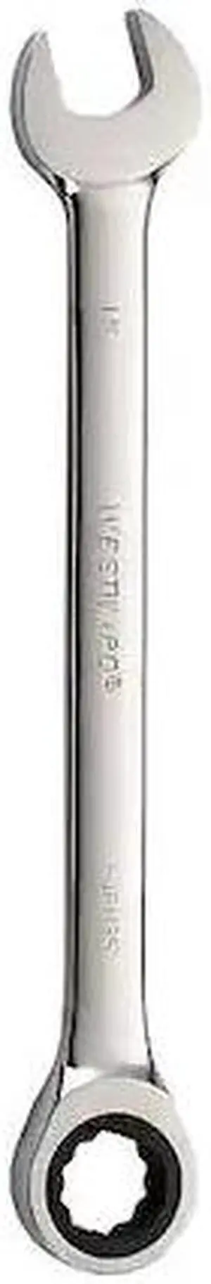 WESTWARD 54PN35 Ratcheting Wrench, Combination, SAE, 13" L