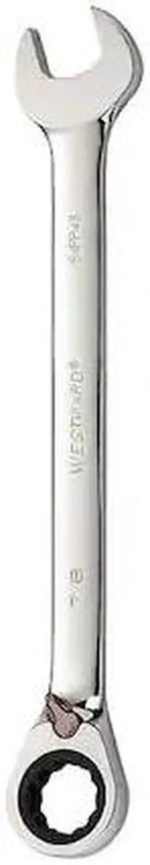 WESTWARD 54PP43 Ratcheting Wrench, Combination, SAE, 7/8"