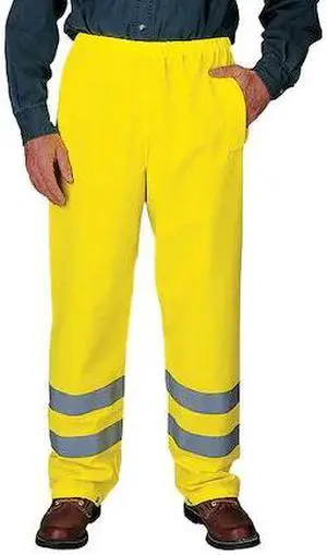 Occunomix Breathable Pants,Hi Vis Yellow,Size 30  LUX-TENBR-YM