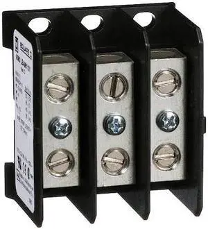 SQUARE D 9080LBA361101 Miniature Distribution Block, Surface Mount, 3 Poles, 14