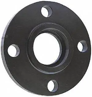 ZORO SELECT FLCS1RFSW212 Flange Socket Weld Flange, 2-1/2" Pipe, Welded, Black