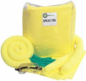 SPILLTECH SPKHZ-TRK Spill Kit, 8 gal Volume Absorbed per Kit, Bag, Clear, 29
