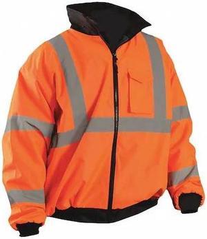 OCCUNOMIX LUX-ETJBJ-O5X 5XL High Visibility Jacket, Orange