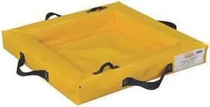 EAGLE T8001 Spill Tray, 10 gal Spill Capacity, PVC