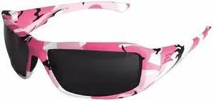 EDGE EYEWEAR TXB216-H1 Polarized Safety Glasses, Traditional Smoke