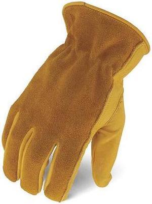 IRONCLAD PERFORMANCE WEAR IEX-WHO-07-XXXL Leather Gloves, Cowhide, Shirred