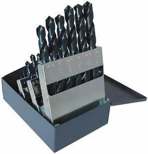 CLEVELAND C71000 25PC CLE-MAX Jobber Length Drill Set Cleveland 2001G Steam