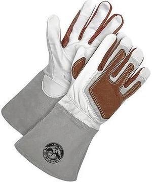 BDG 60-1-1940-X2L Gander TIG Welder Grain White Goat w/ Backhand Patch & Padde,