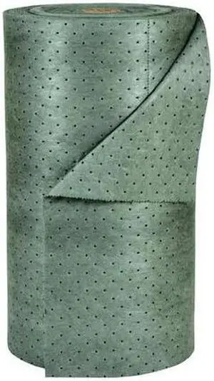 BRADY MRO30P Sorbent Roll, Universal, 49 gal Vol Absorbed per Pkg, 30 in x 150