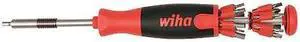 WIHA 77792 Hex, Phillips, Slotted, Torx(R) Bit 9 in, Drive Size: 1/4 in , Num.