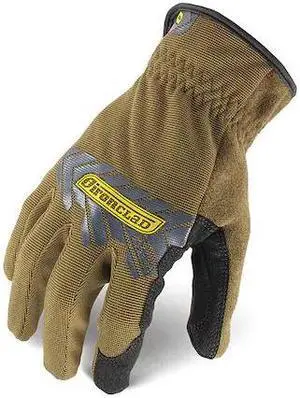 IRONCLAD IEX-PUG-06-XXL Mechanics Touchscreen Gloves, 2XL, Tan/Silver, Single